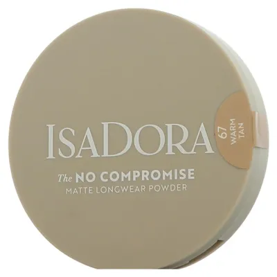 Zdjęcie produktu dla IsaDora No Compromise Matte Longwear Powder 67 Warm Tan (8 g)