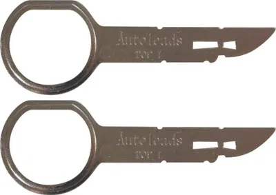 Produktbild von Entriegelungsbügel VW/AUDI/MERCEDES/FORD für Radios 2er Set waagerechter Schlitz