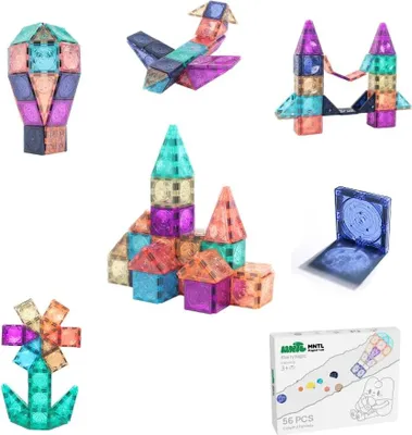 Immagine prodotto di Blocchi magnetici per bambini 3D gioco educativo 56 pezzi