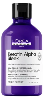 Produktbild von L'Oréal Professionnel - Keratin Alpha Sleek Shampoo - 300 ml