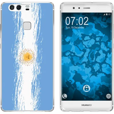 Produktbild von PhoneNatic Case kompatibel mit Huawei P9 Silikon-Hülle WM Argentinien M1