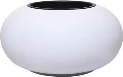 Immagine prodotto di Vaso da fiori VIGLIA in fibra di vetro, bianco, 54x27 cm