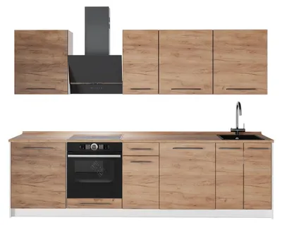 Immagine prodotto di Cucina componibile Vicco Fame-Line Rovere dorato/Bianco 280 cm, PL Rovere, Model 62947