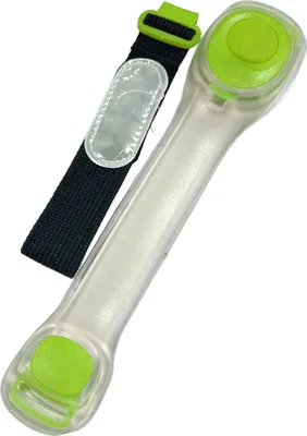 Produktbild von LED-Leuchtarmband, gut sichtbar, für Outdoor-Sport, blinkendes leuchtendes Sicherheitsband, verstellbar, für Nachtwanderungen, Laufen, Reiten, leuchtender Armgurt