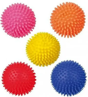 Image de Igelball Hundespielzeug ø 7 cm orange