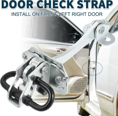 Image de Arrêt De Sangle De Vérification De Porte Pour Fiat Doblo N°51772768 | Support De Vérification De Porte Avant Gauche Et Droit