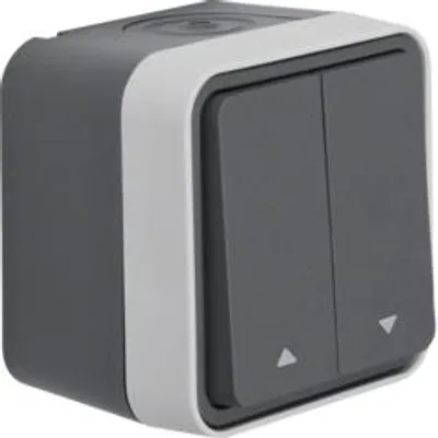 Obrázek produktu pro Berker 30753525, Kolébkový spínač, 1P, Šedá, IP55, CE, 250 V