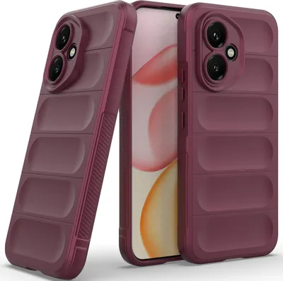 Produktbild von Handyhülle für Honor 40 Weich TPU Silikon Stossfest Anti-rutsch Hülle bordeaux