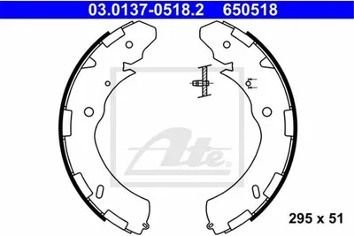 Immagine prodotto di Bremsbackensatz ATE 03.0137-0518.2