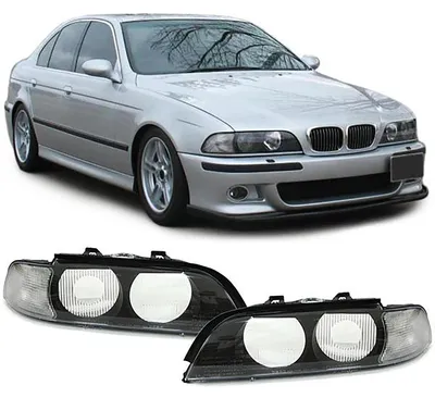 Für BMW 5er E39 ab 1995-2000 Xenon Scheinwerfer Glas Streuscheibe LINKS + RECHTS in der Farbe von Carparts-Online GmbH