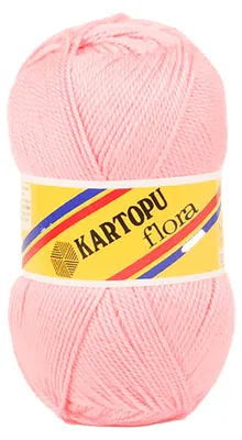 100g Strick-Häkel-Garn KARTOPU FLORA K788 rosa