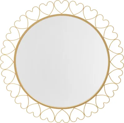 Produktbild von Mauro Ferretti Wandspiegel Hearts Gold Ø 80 cm
