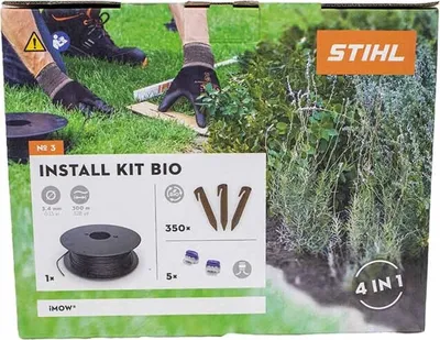 Produktbild von Stihl Einbausatz IMOW 3 für Mähroboter, 300m Begrenzungsdraht 3,4mm, 350 Nägel, 5 Verbinder
