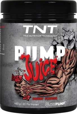 Produktbild von TNT Pump Juice Pump-Booster ohne Koffein 480g Cherry