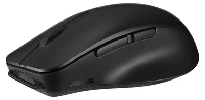 Produktbild von ASUS SmartO Mouse MD200, rechts, Optisch, RF Wireless + Bluetooth, 4200 DPI, Schwarz