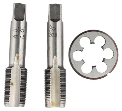 Produktbild von Hss Gewindebohrer M22 X 1,5 Mm, 3 Stück, Rechtsgewinde, Metrisch