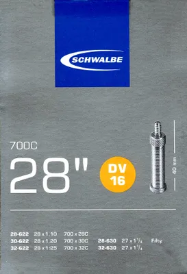 Produktbild von Schwalbe DV 16 Schlauch 28" Ventil: Blitz Dunlop Express DV16 Dunlopventil