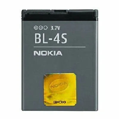 Produktbild von Nokia BL-4S, 860 mAh, Lithium Polymer (LiPo), 3.7 V