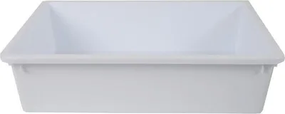 Image de Bac alimentaire 5L polypropylène blanc 35x25xH. 10 cm