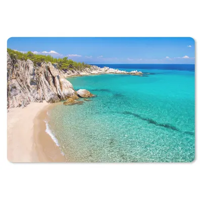 Produktbild von MuchoWow® Schreibtischunterlage Meer - Strand - Sommer 60x40 cm - XXL Mauspad - Großes Mauspad
