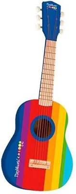 Produktbild von Reig Musicales 55 Cm Bemalte Holzgitarre Durchsichtig Durchsichtig One Size