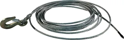 Stahlseil mit Haken Ø6mm 12m
