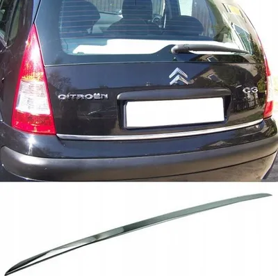 Obrázek produktu pro Citroen C3 I FC – CHROMOVANÁ CHROMOVÁ LIŠTA na zadních dveřích