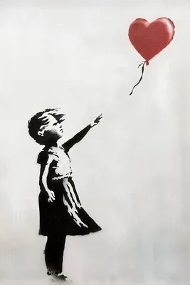 Produktbild von ArtUniverse Leinwandbild Love Balloon Girl II 30 x 45 cm