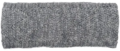 Produktbild von styleBREAKER Damen Strick Stirnband einfarbig mit Rauten Muster, Thermo Fleece Futter, Winter Headband Uni 04026062