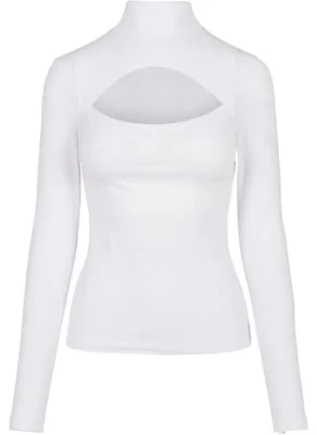 Produktbild von Urban Classics - Oberteil Rollkragen für Damen Langärmlig TN1267 (4XL) (Weiß)