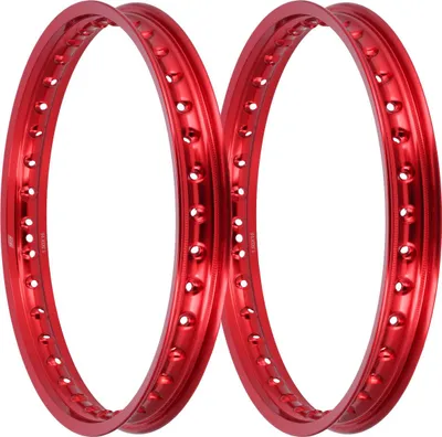 Obrázek produktu pro Sada: 2x 1,5 x 16" hliníkový ráfek eloxovaný - pro Simson S50, S51, KR51 Schwalbe, SR4