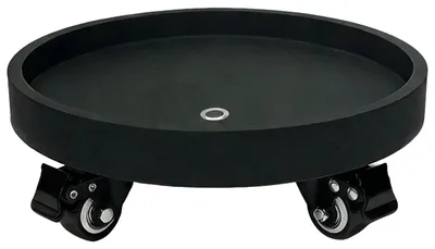 Immagine prodotto di Vaso rotondo con ruote, diametro 26 cm