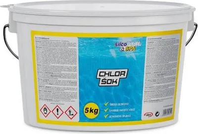 Zdjęcie produktu dla Chemia basenowa, szok chlorowy, 5 kg, SILCO