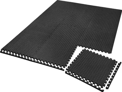 Produktbild von tectake® Schutzmattenset 12-teilig mit 24 Randstücken je 61 x 61 cm
