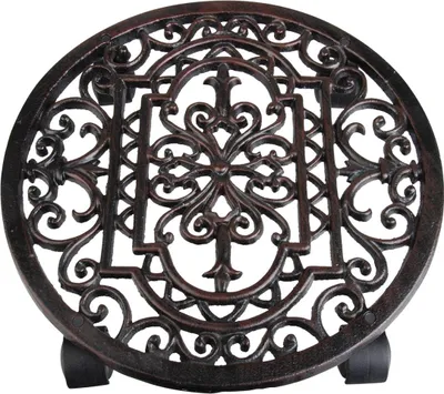 Produktbild von Esschert Design Antik-Pflanzentrolley rund; TG21