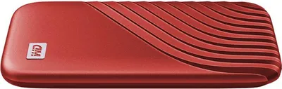 Obrázok produktu pre Western Digital My Passport, 2 TB, USB Typ-C, 3.2 Gen 2 (3.1 Gen 2), 1050 MB/s, Ochrana heslom, Červená