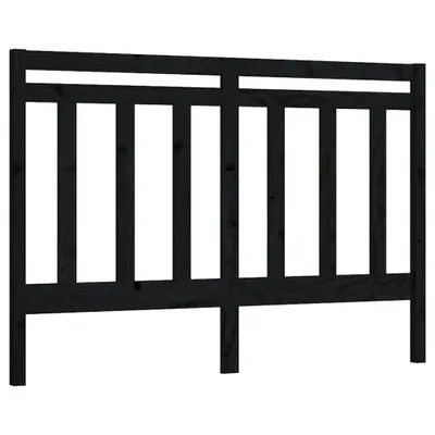 Produktbild von Kopfteil Schwarz 156x4x100 cm Massivholz Kiefer