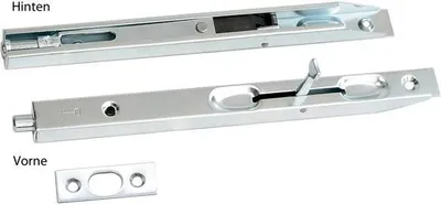 Produktbild von Kantriegel Kantenriegel Türkantriegel U-Kantriegel 200 / 8 Silber Verzinkt