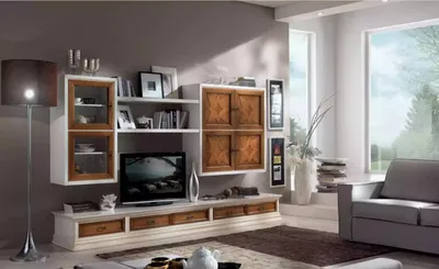 Productafbeelding van Italiaans houten meubel: dressoir, wandmeubel, woonkamerkast