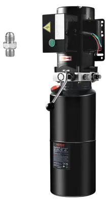 Immagine prodotto di Pompa idraulica - Pompa per sistemi idraulici - Pompa per rimorchi basculanti - Pompa a semplice effetto - Pompa a 220V - Motore da 2,2 kW