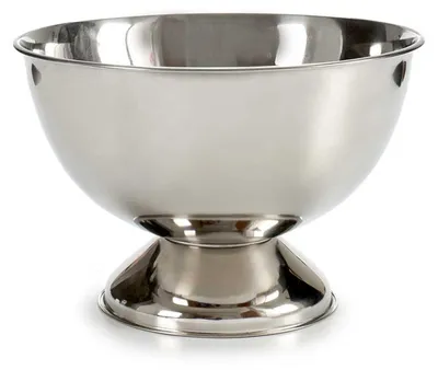 Produktbild von Kinvara Sekt-/Weinflaschenkuhler/Eiskubel - silber - 34 cm