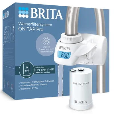 Zdjęcie produktu dla System filtrujący wodę BRITA ON TAP Pro do kranu, 1 sztuka filtra V-MF