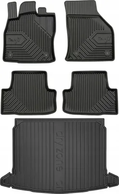 Produktbild von SET 77 Fußmatten und Matte Skoda Karoq ab 2017-d zwb