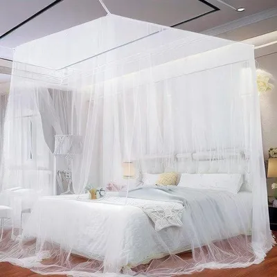 Produktbild von Famanu Klammernetz für Bett - Groß - Weiß - 220x210x200 cm