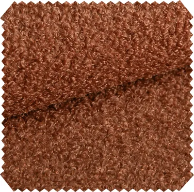 Produktbild von novely® CENTRO Bouclé Möbelstoff Kuschelweich Voluminös Waterstop Polsterstoff | Meterware | 1lfm - Farbe: 06 Orangerot