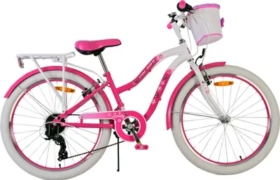 Produktbild von Volare Lovely Kinderfahrrad - Mädchen - 24 Zoll - Rosa - 7 Gänge