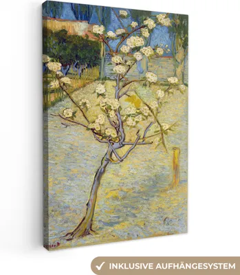 Zdjęcie produktu dla OneMillionCanvasses® - Obrazy na płótnie - 90x140 cm, Kwitnąca grusza - Vincent van Gogh, Dekoracja ścienna - Dekoracja ścienna - Sypialnia