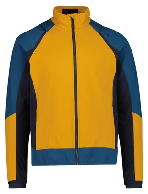 Produktbild von CMP Unlimitech Herren Hybrid Jacke mit abnehmbaren Ärmeln orange 56