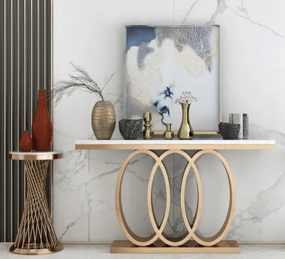 Image de Console, table console, table murale, table d'appoint, console, table, meubles