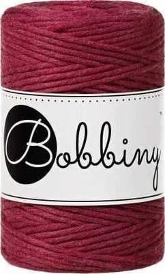Obrázek produktu pro Bobbiny Macrame Cord 1,5 mm 100 m Wine Red Šňůra